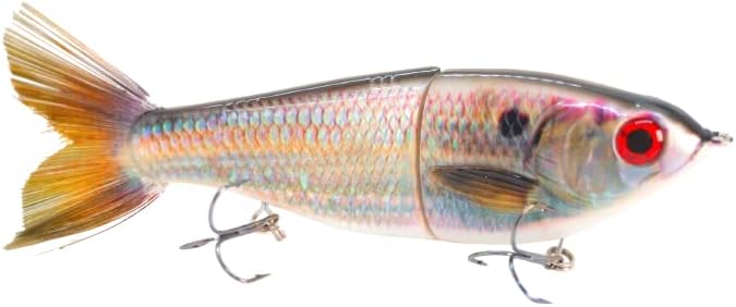 Miniatura 2 de 7 "Pedigree Glider Glide Bait Swimbait Musky Striper Bass Fishing Señuelo Big Multi articulado Shad Trucha Sentado Lento Hundimiento