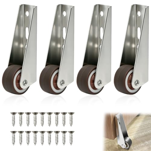 4Pcs Roulette support porte verticale portail