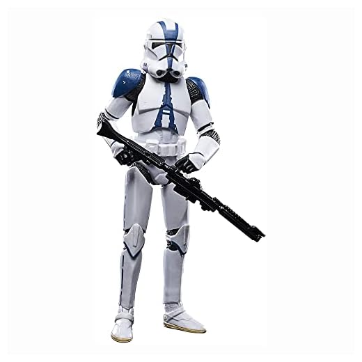 Star Wars Hasbro, colección Vintage - Clone Trooper (501st Legion) - Juguete a Escala de 9,5 cmStar Guerra de los Clones - Figura de acción - Edad: 4
