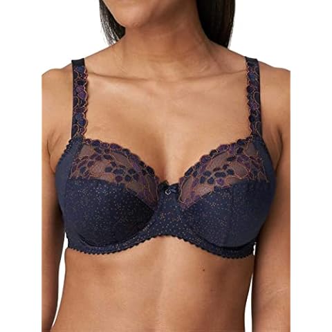Primadonna Hyde Park - Sujetador de copa completa con aros, Terciopelo azul., 90F Cover