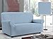 Produktbild Italian Bed Linen Più Bello Sofaüberwurf Bielastico Sagomato Stoff Struktur Liscia 2 Sitze Indigo