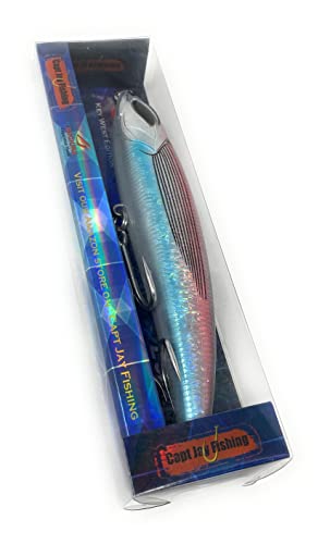 Capt Jay Fishing Saltwater Popper Lures Topwater Fishing Lures Pencil Lures Sinking Hard Bait Pencil Popper Lure Poppers Surf Fishing Lures Pencil Lure (185Mm, Flying Fish(185Mm)) #TOP1
