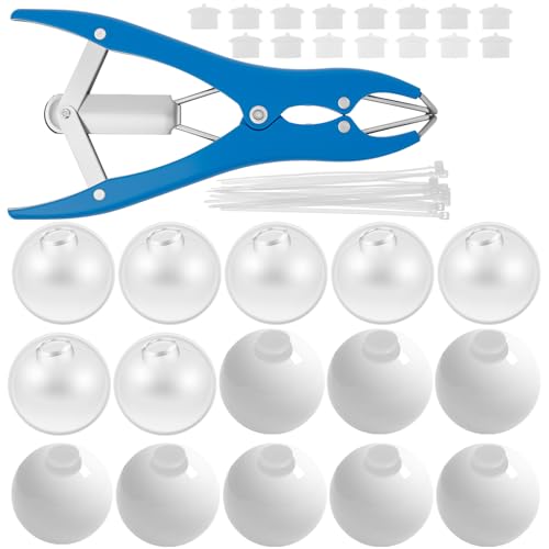 DIY Stress Ball Making Kit 15 Clear & Milky TPR Skins with Expander Complete ASMR Squishy Toy Maker Set for Adults & Teens Crafting Supplies for Anxiety Relief Hand Therapy & Gifts