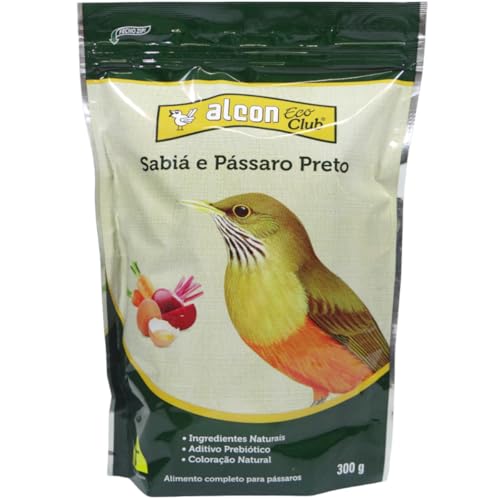 ALCON ECO CLUB SABIÁ E PÁSSARO PRETO 300g
