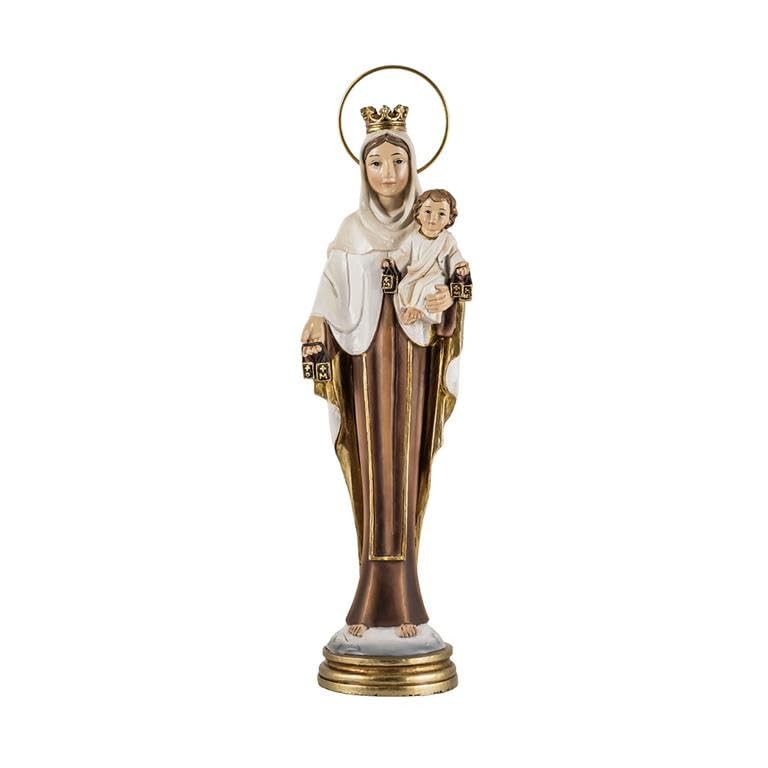 Figurine Vierge du Carmen cadeau idéal de 25 cm pour familles de marins