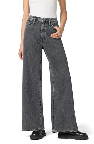 Hudson Women's Jolene High Rise Wide Leg Denim Pant, Morrison, 33W x 32L