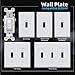ELEGRP 3 Way Toggle Light Switch, 15 Amp, 120 V, Toggle Framed AC Quiet Switch, in Wall On/Off Switch Replacement, Self-Grounding, Residential and Commercial Grade, UL Listed (5 Pack, Glossy White)