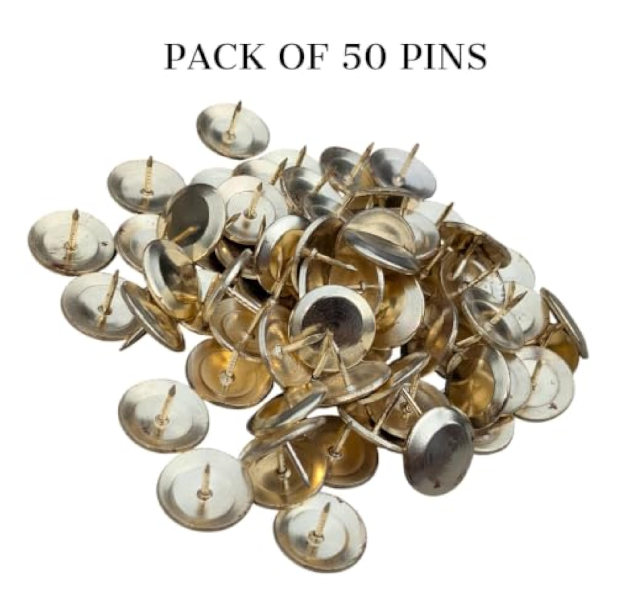 Big Size Metal Drawing Pins, Pack of 50