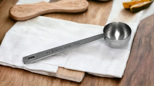 Image of 3D CREATIONS Stainless Steel Coffee Spoon 15ml Coffee Spoons Suitable for Adding Sugar Garnishing Measuring