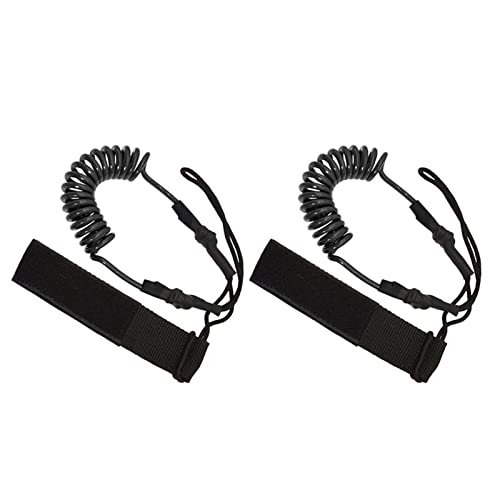 KTM Healthcare® Kayak Paddle Board Leash SUP Paddle Stretchable Leash Kayak Surfboard Safety Rope Paddle Anti Lost Leash