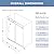 DELAVIN 56-59" W x 75" H Glass Shower Door, Frameless Shower Door with 5/16" Gray SGCC Certified Tempered Clear Glass, Stainless Steel Matte Black Finish Sliding Shower Door, Reversible Installation