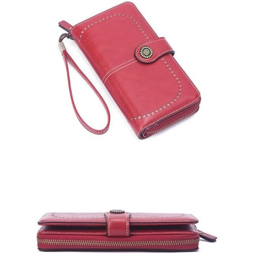 Civilizek/Beyonddraw Women's Fashion Zipper Wallet, Large Capacity Long Purse With Multiple Card Slots, Elegant Design (Color-G)3