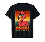 Photo Gallery divertente flamingo bruh camicia retro flamingo grafica uomo donna maglietta Photo Gallery divertente flamingo bruh camicia retro flamingo grafica uomo donna maglietta