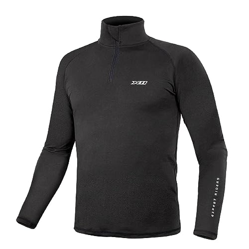 Camiseta X11 Climate 2.2 Preta Segunda Pele Térmica para Motociclistas e Ciclistas - Treino e Corrid