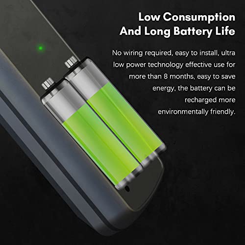 PAPAPI WiFi câmera de vídeo campainha sem fio 1080 p câmera hd áudio de 2 vias detecção de movimento