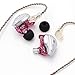 Linsoul KZ ZSX 5BA+1DD 6 Driver Hybrid in-Ear HiFi Earphones with Zinc Alloy Faceplate, Recessed 2 Pin Detachable Cable for Audiophile Musician (Without Mic, Purple)
