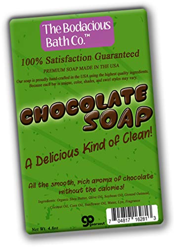 Chocolate Soap Chocolate Scented Bar Soap Funny Unisex Spa Gags For Women Men Chocolate Gags Secret Santa White Elephant Stocking Stuffers Novelty Soap Wife Friend Girlfriend #TOP3