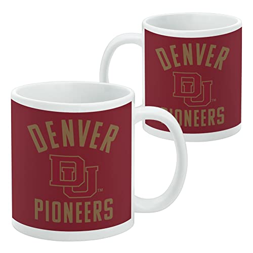University of Denver Pioneers Ceramic Coffee Mug Gift Mugs for, 11oz, White by GRAPHICS & MORE - Used condition - Image 2