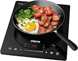 CIARRA Single Induction Hob 2000W, 8 Modes Sensor Touch Cooker,CBTIH1