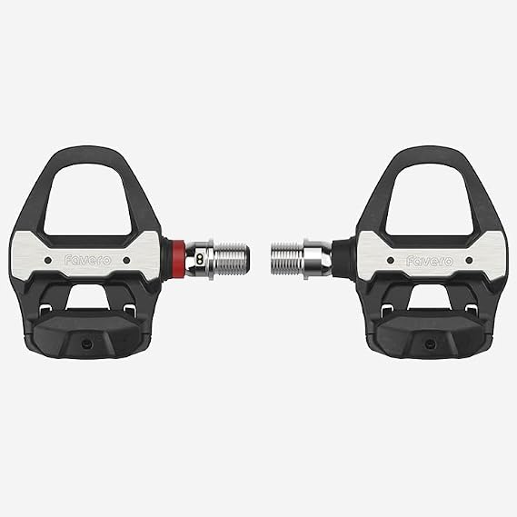 Favero Assioma PRO RS-1/MX Single-Sensing Power Meter Set, Road & Off-Road Riding Shimano SPD-SL & SPD MTB Compatibility, Easy-to-Transfer w/ Wearable4U Lens Cloth Bundle