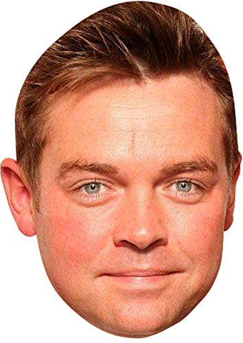 FoxyPrinting Stephen Mulherne Tv Celebrity Cardboard Party Face Mask Fancy Dress