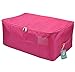 iwill CREATE PRO Travel Organizer Bag, Storage Container for College Dorm-room, Waterproof and Dustproof, Attractive Colors(rosy Red, L)