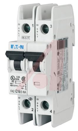 Interruptor automático Eaton FAZ-C30/2-NA de 30 amperios curva C de 2 polos