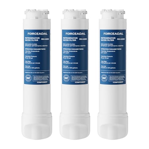 FOIRCEADAL Water Filter Replacement Compatible with Frigidaire EPTWFU01, Pure Source Ultra II, EWF02, 012505454226, 4562222, 807946701 Frigi-daire Advanced Water Filtration 3 Pack
