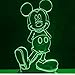 Produktbild Nachtlicht 3D Augenlicht Touch Light LED Licht Farbe Mickey Mouse Optische Täuschung Lampe Schlafzimmer Dekor Geschenk für Kinder Acryl