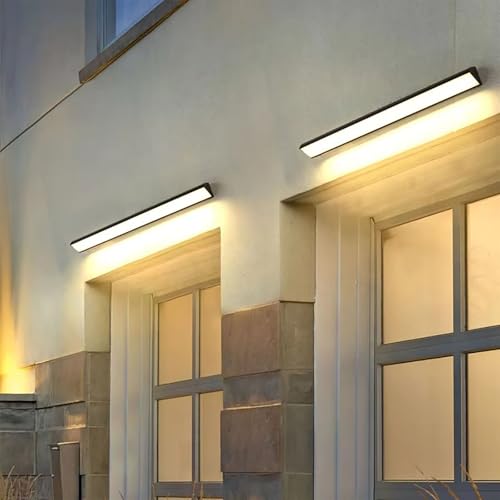Eclairage mural extérieur dimmable avec télécommande pour grand jardin