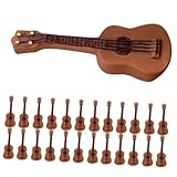 Miniature authentique : conçue pour imiter celle d'une guitare, offrant une version miniature réaliste et charmante, fausse guitare, figurine de guitare
