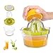 Produktbild Srup 4 in 1 Zitruspresse Zitronenpresse, 4 in 1 Lemon Orange Citrus, 4 in 1 Manuelle Saftpresse, Geeignet für Knoblauchreibe, Aber Auch Geeignet für Kartoffeln, Karotten und ingwer