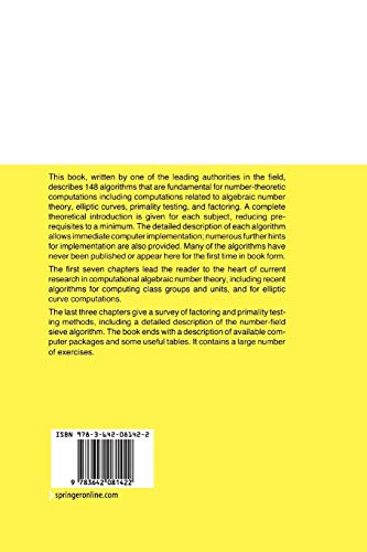 A Course in Computational Algebraic Number Theory: 138