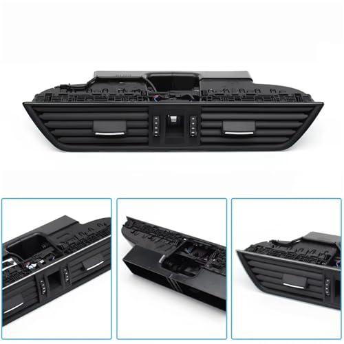 Sortie CA tableau bord Skoda Superb 3 grille aération centrale avant milieu chromée 2016-2024