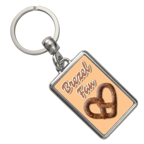 speecheese Brezelherz Schlüsselanhänger mit Spruch Brezel Fan Brezelfan Geschenk ausgefallen witzig originell und geistreich