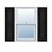 Ekena Millwork LP1C12X04100BL Custom Single Panel, Raised PanelShutter (Per Pair)12"W x 41"HBlack