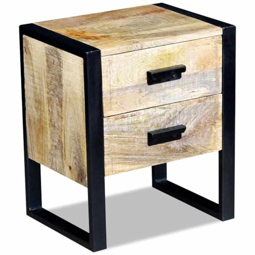Table de nuit étroite 2 tiroirs pour optimiser les petits espaces de nuit