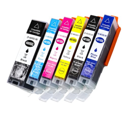 Cartouche d'encre 480XXL 481XXL haute capacité pour des impressions couleur durables TS6340