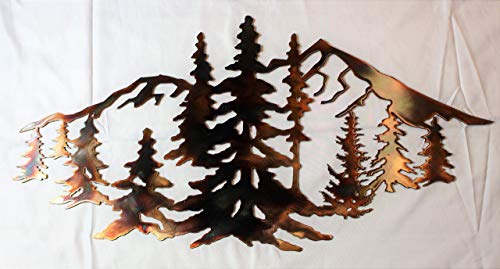 Arizona Mountain Scene Metal Wall Art Decor