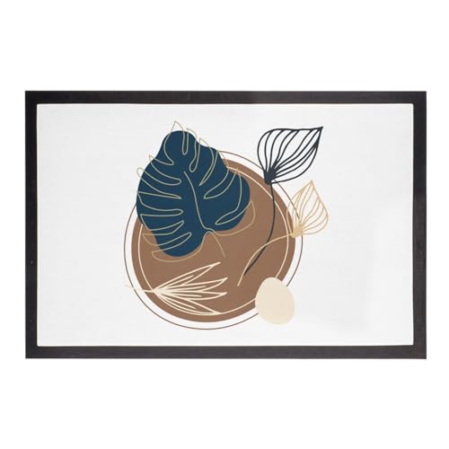 Paillasson exotique jungle au graphisme soigné et finitions de caractère