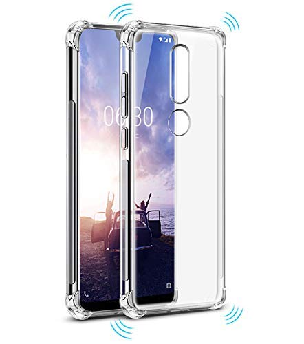 NISHTECH for Nokia 6.1 Plus / 6.1+ Crystal Clear Premium TPU Transparent Back case Cover (B07ZP5XX65) Amazon Price History, Amazon Price Tracker