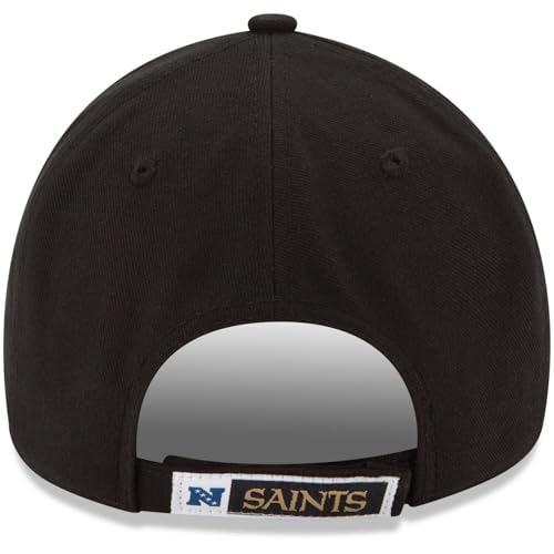 New Era NFL The League 9FORTY Adjustable Hat Cap One Size (US, Alpha, One Size, New Orleans Saints - Black) - Image 4