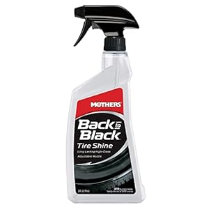 Mothers 06924 Back-to-Black Tire Shine, 24 fl. oz.