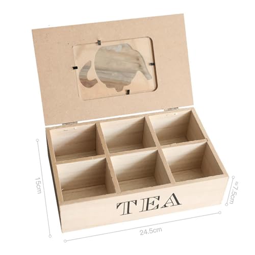 Porte-sachets de thé compact à compartiments pour restaurant