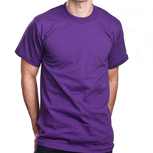 Super Heavy Mens T-Shirt, Large, Purple