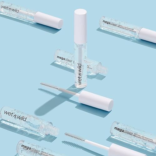 Wet n Wild Mega Clear Mascara, Clear Mascara for Eyelashes and Eyebrows, Hydrating Formula with Vitamin E and Soy Protein, Natural and Nourishing Effect, Clear Shade - Image 8