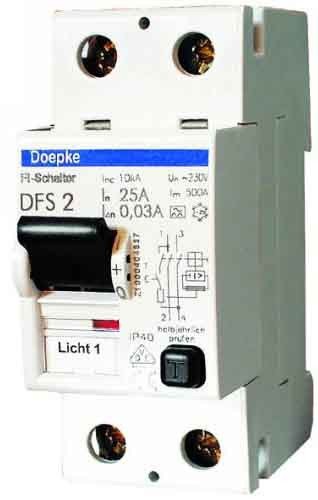 016-2/0,01-A FI-Schutzschalter DOEPKE DFS2 016-2/0,01-A