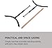 KLAR FIT Klarfit Barre Lerina Ballet Barre - Portable, Free Standing, Lightweight, 43 x 44 Inches, Perfect for Dance and Fitness Training at Home and Studio: 1.5-inch Ø, Height Adjustable, Steel