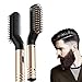 Produktbild Bartglätter Bürste, Multifunktionale heiße Haarbürste und Lockenwickler Kamm, Elektrische Bartbürste 180-200 Thermobürste schnelle sichere Haarglättung für Männer