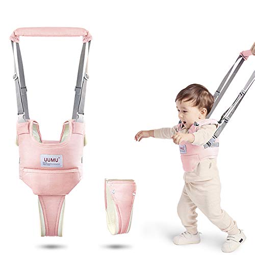 auvstar Bebé Caminar Arnés,Arnés de Seguridad para Caminar, 2in1Andador Arneses Ajustable para Aprender Andar Niños,Niños Andador Anti Perdido Correa Proposito Doble para 6-36 meses (Polvo)